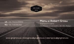 Servicii profesionale de curierat rapid internațional colete Anglia-România GMG Trans livrare rapidă sigură colete internaționale Anglia-România cu asigurare până la £50.000 asigurare transport colete curierat internațional rapid și sigur GMG Trans curierat internațional rapid feedback pozitiv servicii colete Anglia-România echipă profesionistă pentru livrări rapide și sigure colete internaționale servicii de coletărie profesionale transport sigur și rapid colete curierat rapid internațional livrare colete Anglia-România asigurare transport colete